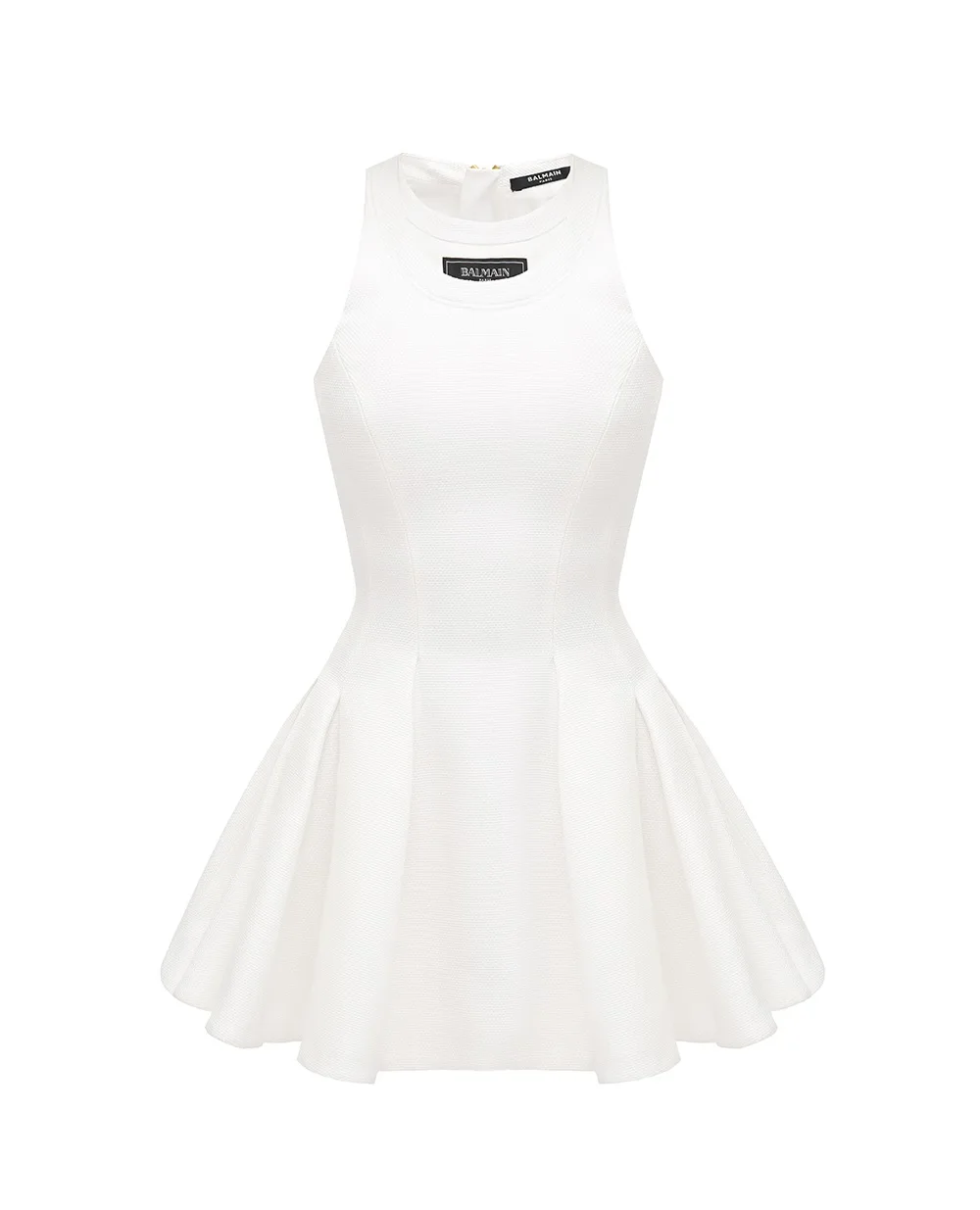 Платье Balmain EF1R5087MG61, белый цвет • Купить в интернет-магазине Kameron