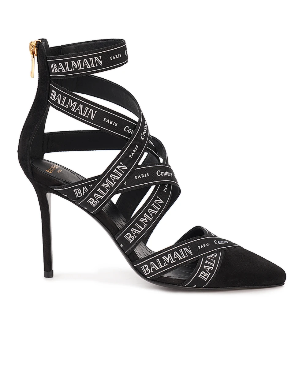 Туфли Couture Balmain EN1UH092TKWB, черный цвет • Купить в интернет-магазине Kameron
