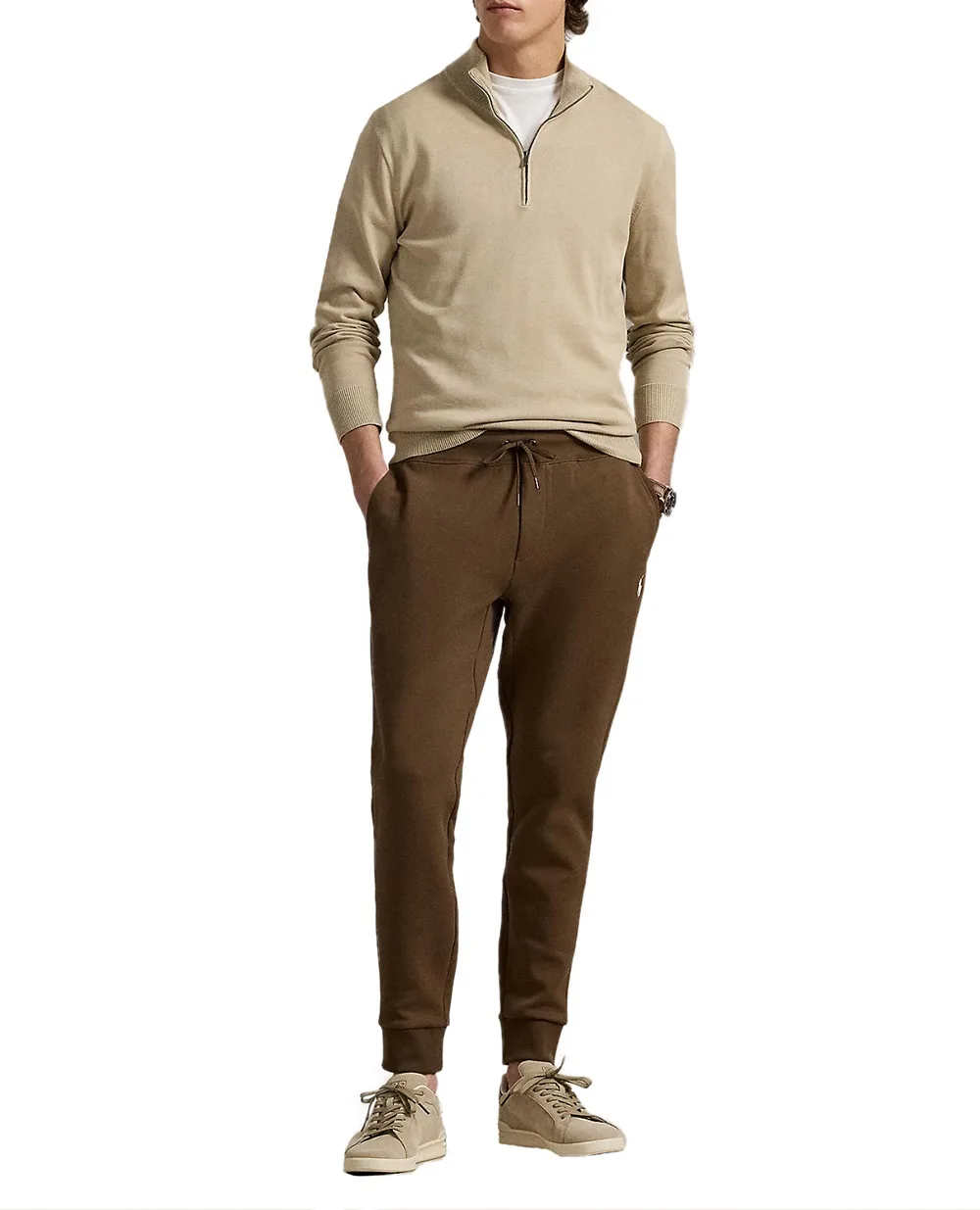 Джогеры Polo Ralph Lauren 710881518064, коричневый цвет • Купить в интернет-магазине Kameron