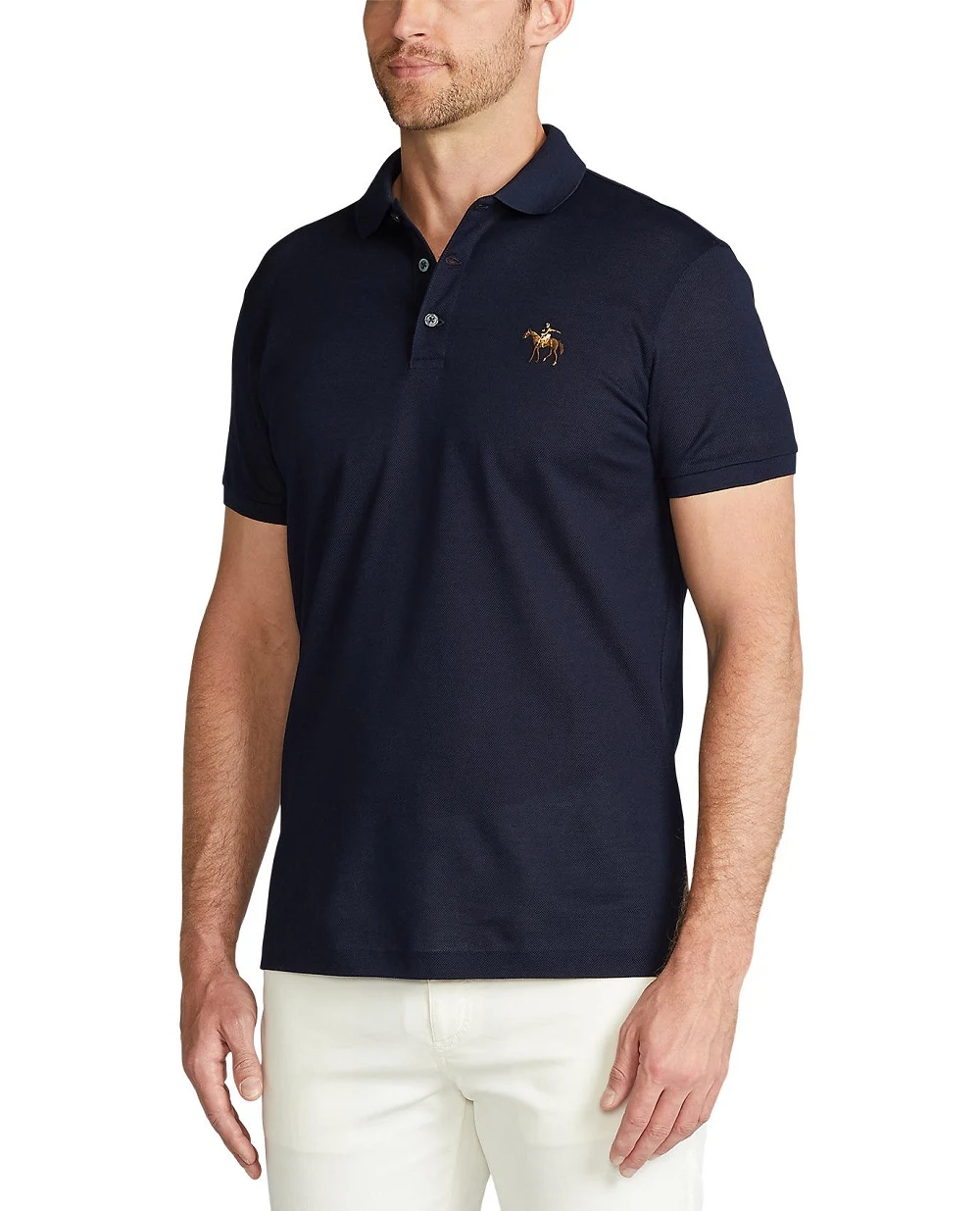 Поло Ralph Lauren Purple Label 790508036071, темно-синий цвет • Купить в интернет-магазине Kameron