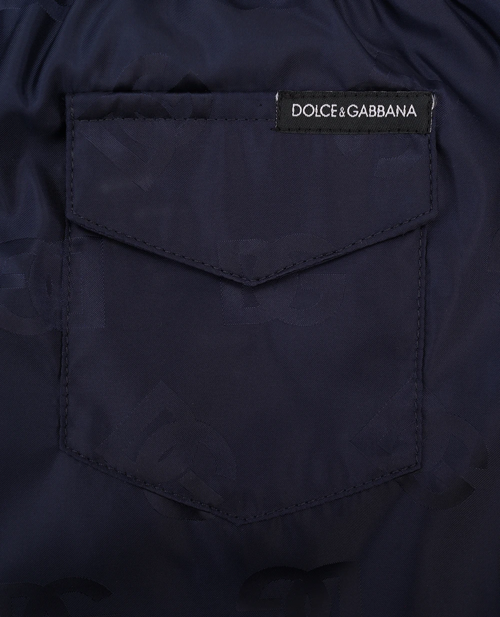 Детские плавательные шорты Dolce&Gabbana Kids L4J818-ON04T-B, темно-синий цвет • Купить в интернет-магазине Kameron