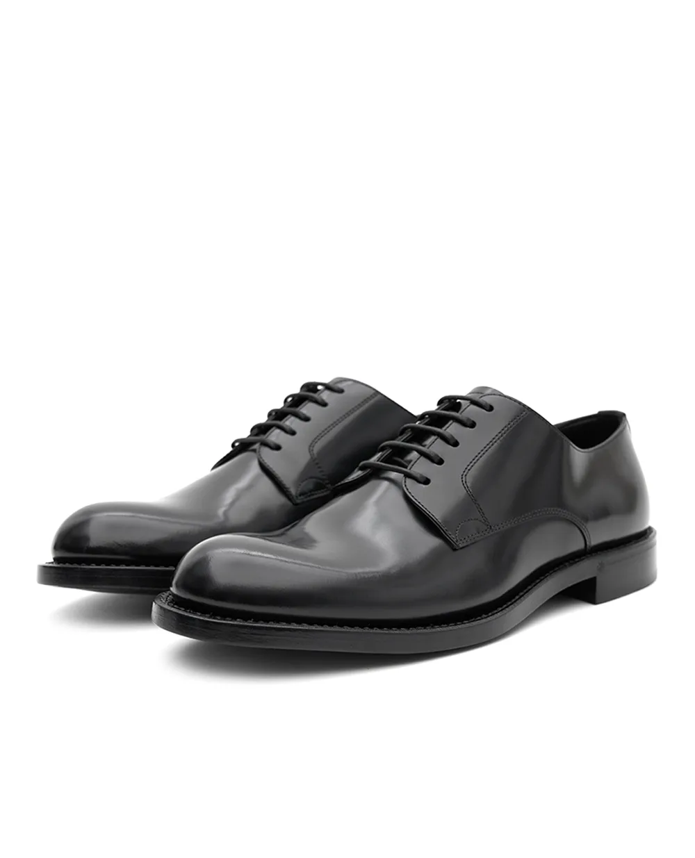 Туфлі зі шліфованої телячої шкіри Dolce&Gabbana A10879-A1203, чорний колір • Купити в інтернет-магазині Kameron