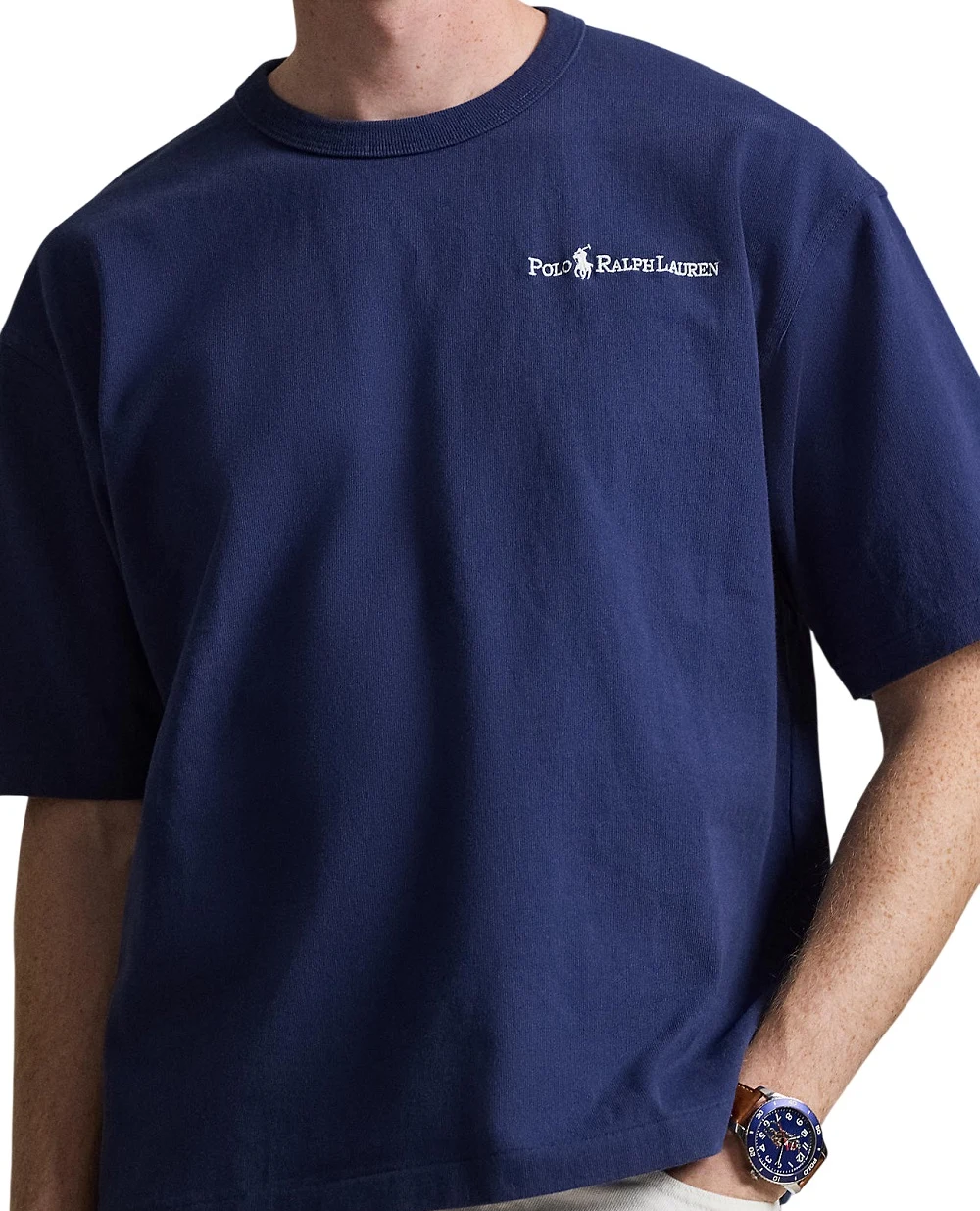 Футболка Polo Ralph Lauren 710B13489004, синій колір • Купити в інтернет-магазині Kameron
