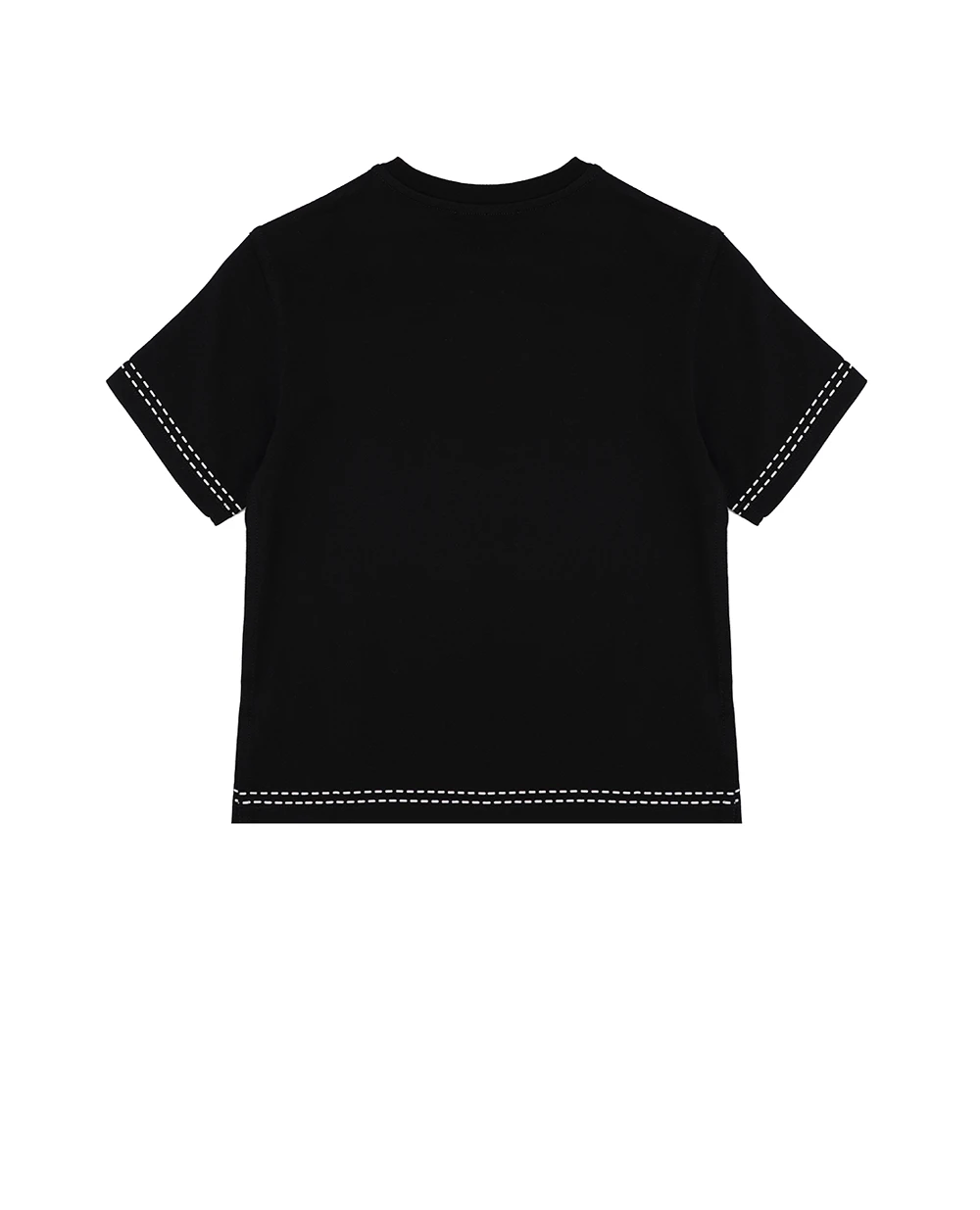 Детская футболка Dolce&Gabbana Kids L4JTHV-G7O6M-S, черный цвет • Купить в интернет-магазине Kameron