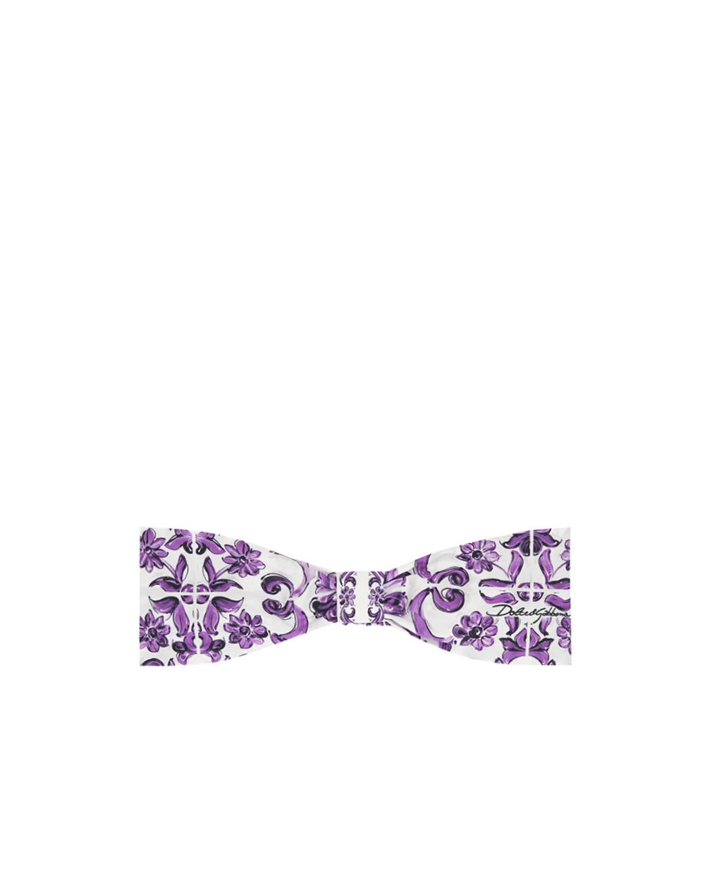 Детская повязка Dolce&Gabbana Kids LN5H50-FI5LT, белый цвет • Купить в интернет-магазине Kameron