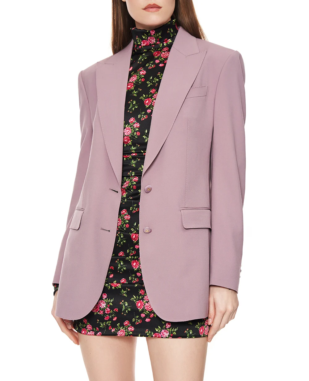 Жакет из шерсти Dolce&Gabbana F29V1T-GDDPS, фиолетовый цвет • Купить в интернет-магазине Kameron