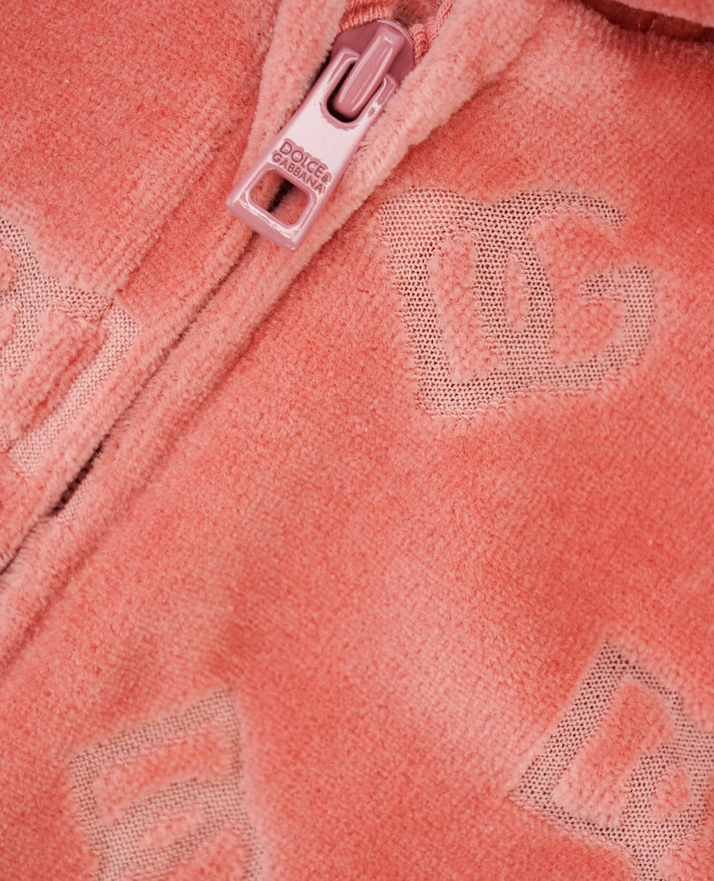 Детская толстовка (костюм) Dolce&Gabbana Kids L2JWBW-FJ7DL, розовый цвет • Купить в интернет-магазине Kameron