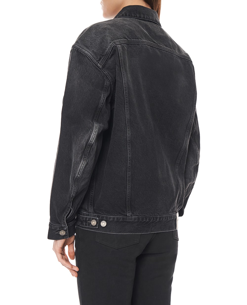 Джинсова куртка Saint Laurent 850145-Y27YA, чорний колір • Купити в інтернет-магазині Kameron