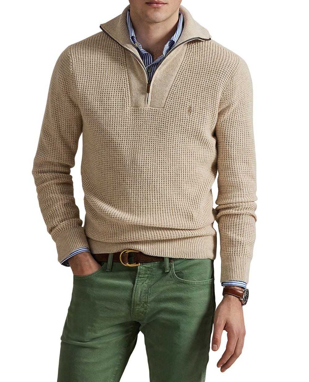 Свитер Polo Ralph Lauren 710941101004, кремовый цвет • Купить в интернет-магазине Kameron