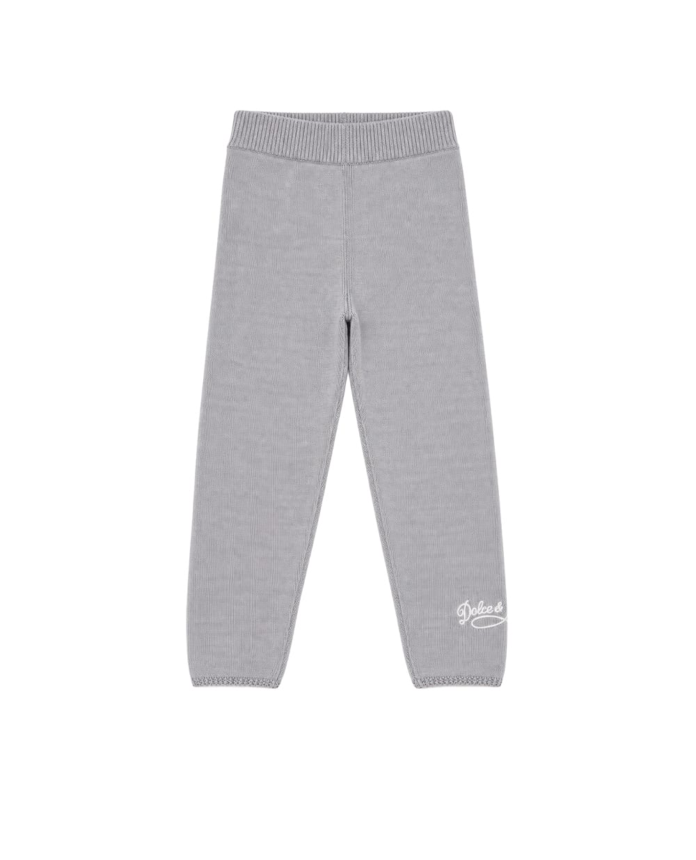 Дитячі легінси з вовни Dolce&Gabbana Kids L5KPNA-JDVGV-B, сірий колір • Купити в інтернет-магазині Kameron
