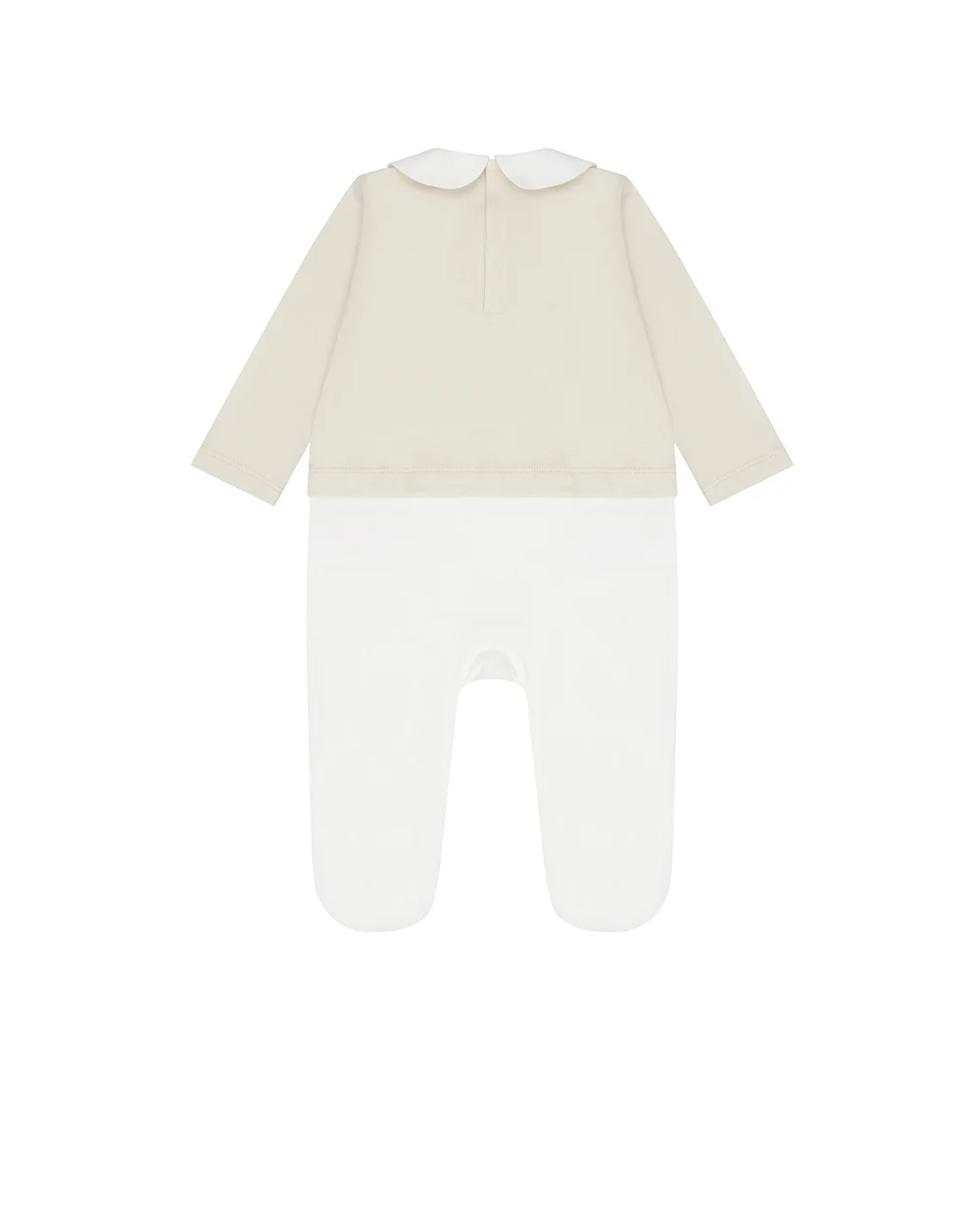Детский подарочный набор из трикотажа с принтом Dolce&Gabbana Kids L1JO7Z-G7PTY, белый цвет • Купить в интернет-магазине Kameron