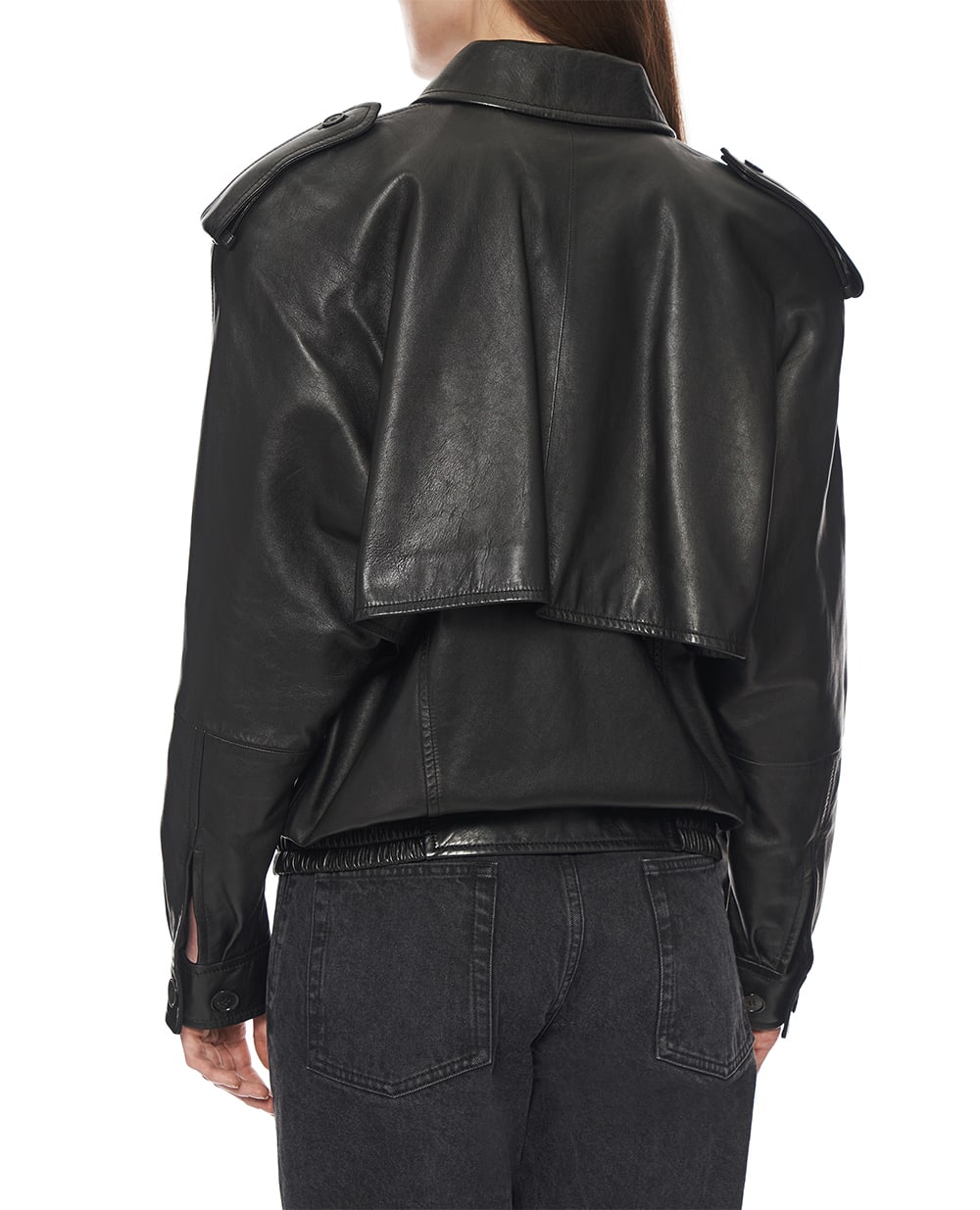 Бомбер Saint Laurent 827736-YCOD2, темно-коричневый цвет • Купить в интернет-магазине Kameron