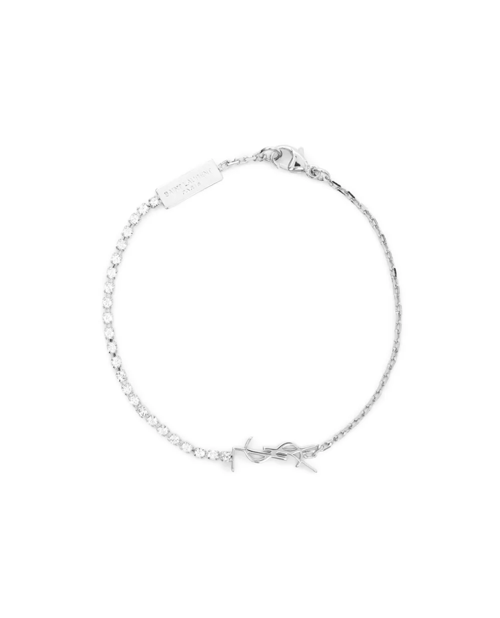 Браслет Cassandre Saint Laurent 712345-Y1526, срібний колір • Купити в інтернет-магазині Kameron
