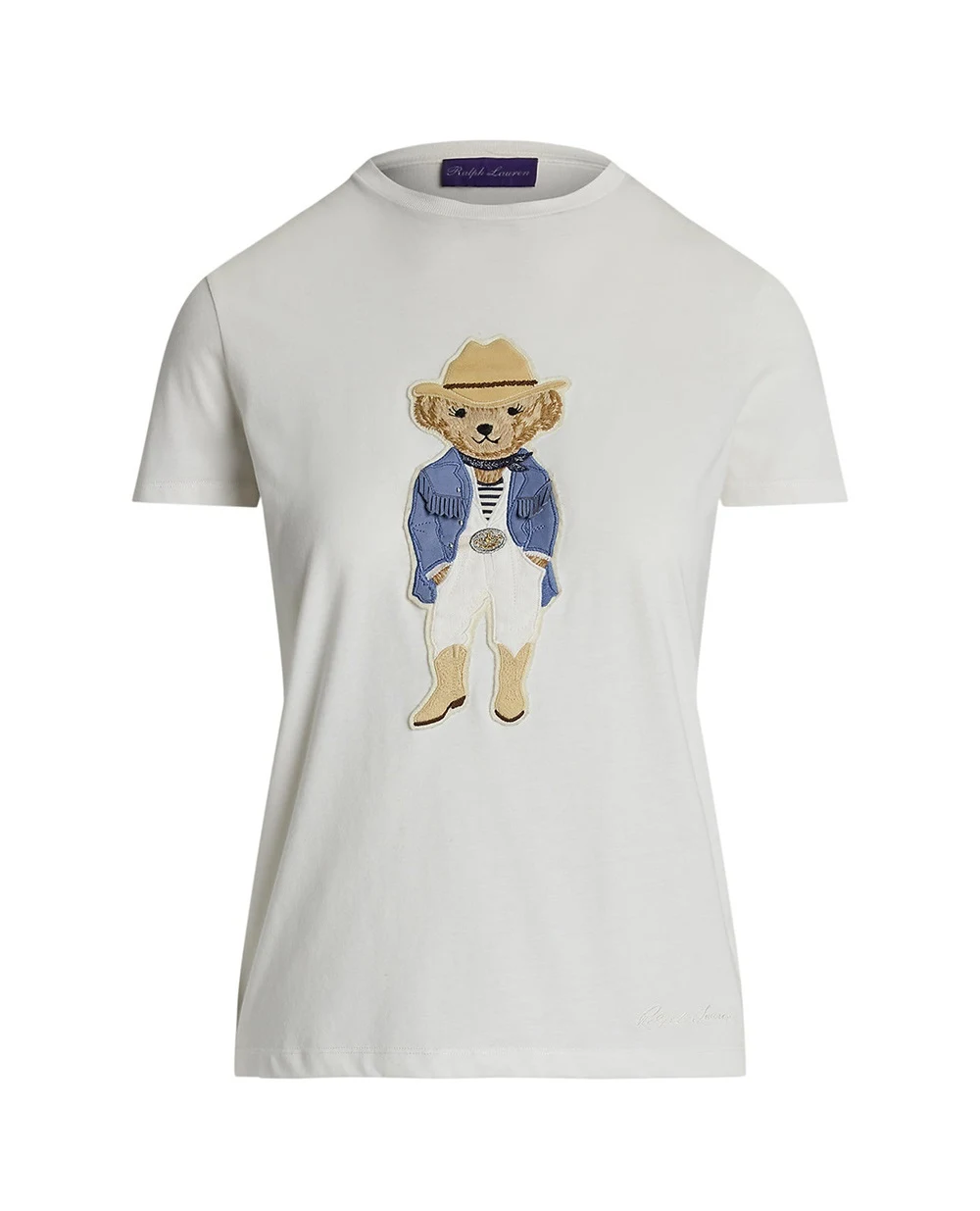 Футболка Ralph Lauren Collection 290977717001, кремовий колір • Купити в інтернет-магазині Kameron