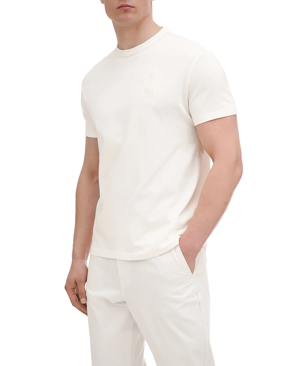 Футболка Polo Ralph Lauren 710936509003, кремовый цвет • Купить в интернет-магазине Kameron