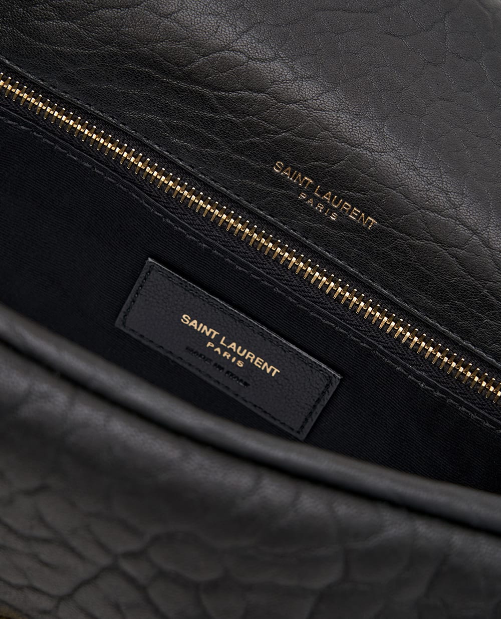 Кожаная сумка Сalypso Medium Saint Laurent 800916-AACYT, черный цвет • Купить в интернет-магазине Kameron