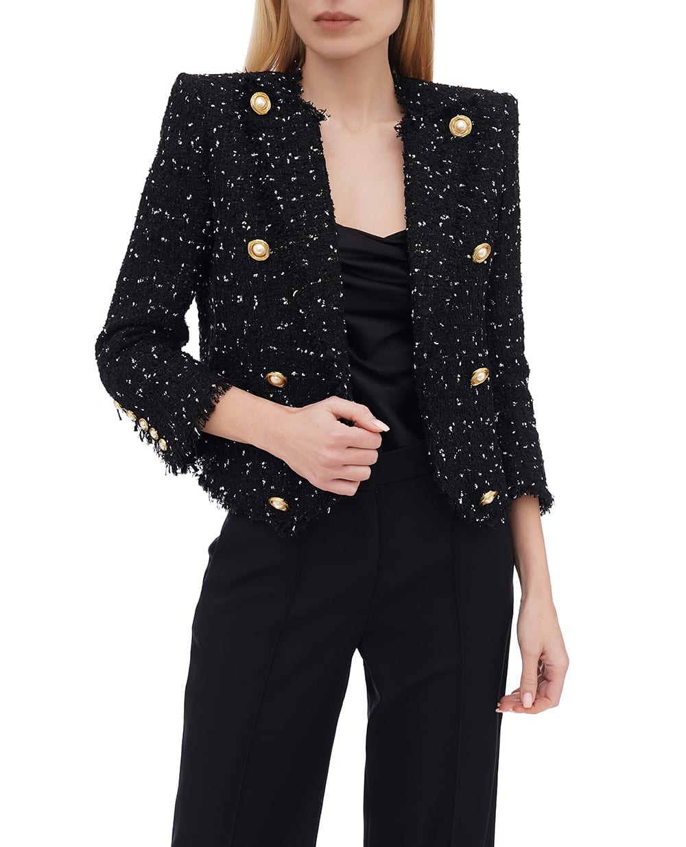 Жакет Balmain EF0SC226XL06, черный цвет • Купить в интернет-магазине Kameron