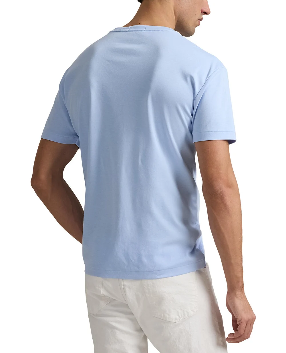 Футболка Polo Ralph Lauren 710740727005, голубой цвет • Купить в интернет-магазине Kameron