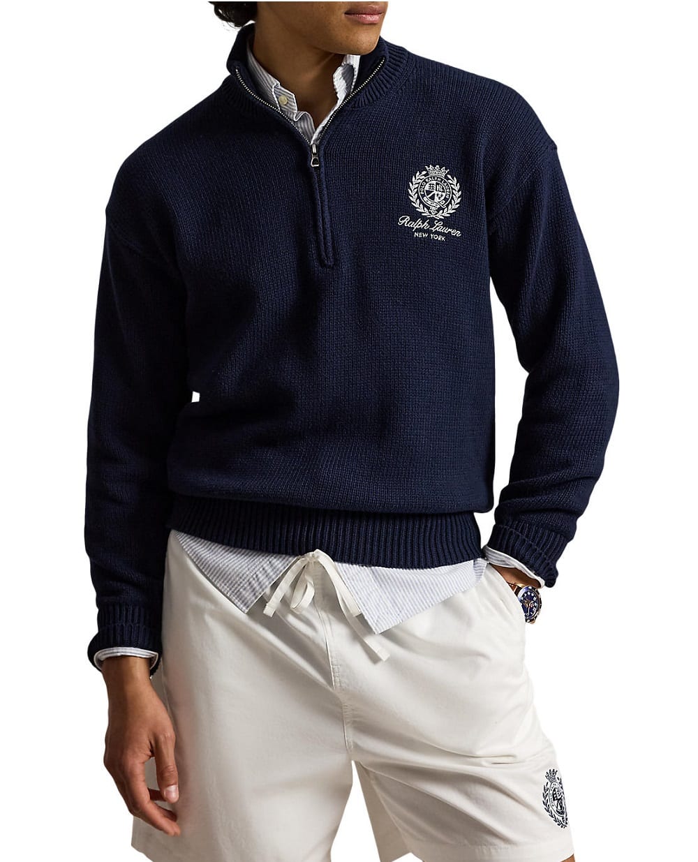 Светр Polo Ralph Lauren 710B18061001, темно-синій колір • Купити в інтернет-магазині Kameron