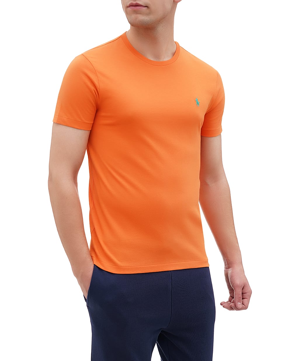 Футболка Polo Ralph Lauren 710671438397, оранжевый цвет • Купить в интернет-магазине Kameron