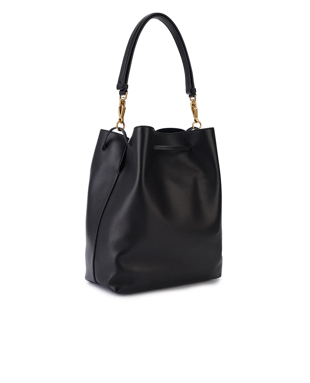 Кожаная сумка Paris VII Saint Laurent 804302-1EL0W, черный цвет • Купить в интернет-магазине Kameron