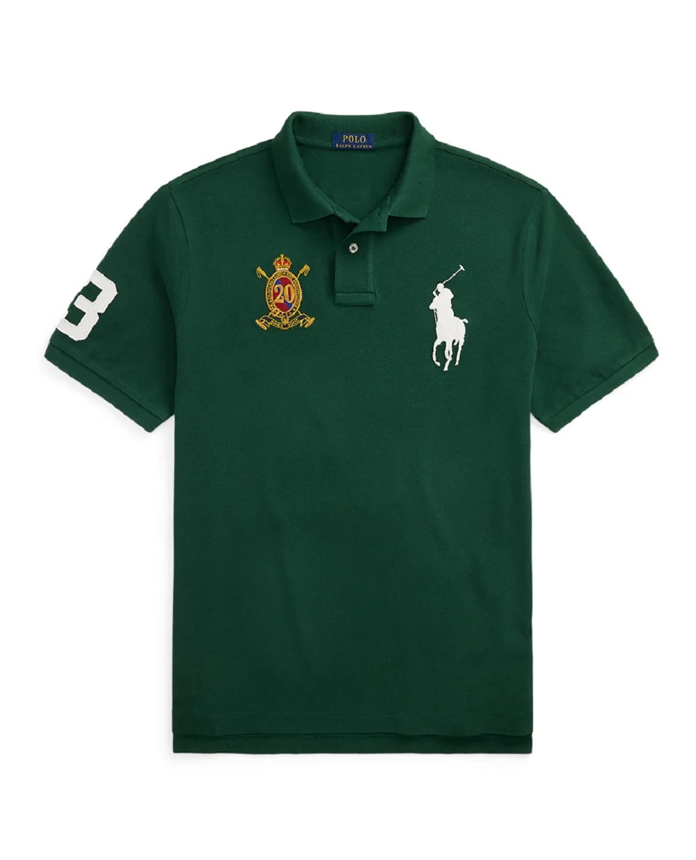 Поло Polo Ralph Lauren 710P00089001, зеленый цвет • Купить в интернет-магазине Kameron