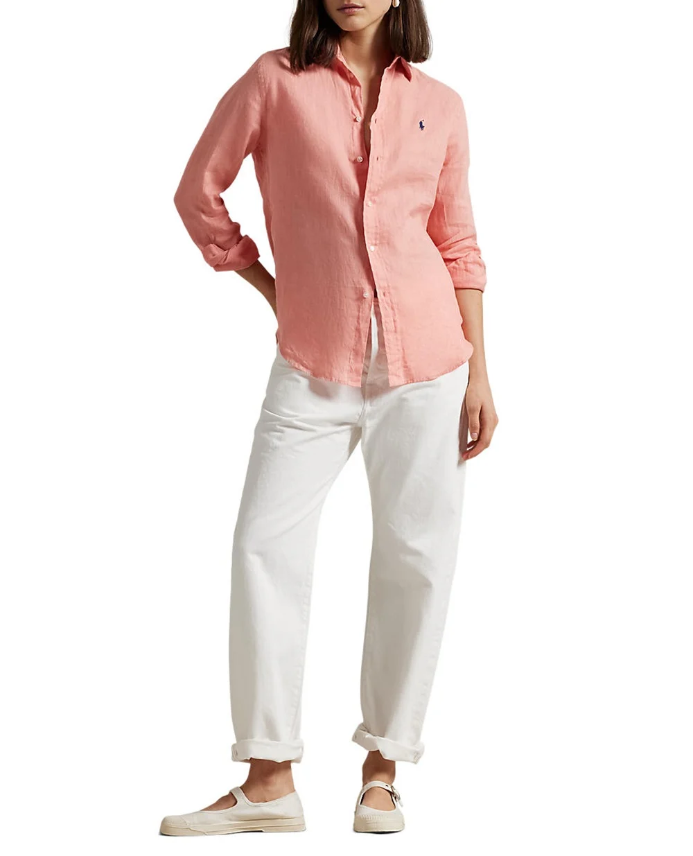 Рубашка Polo Ralph Lauren 211970730012, розовый цвет • Купить в интернет-магазине Kameron