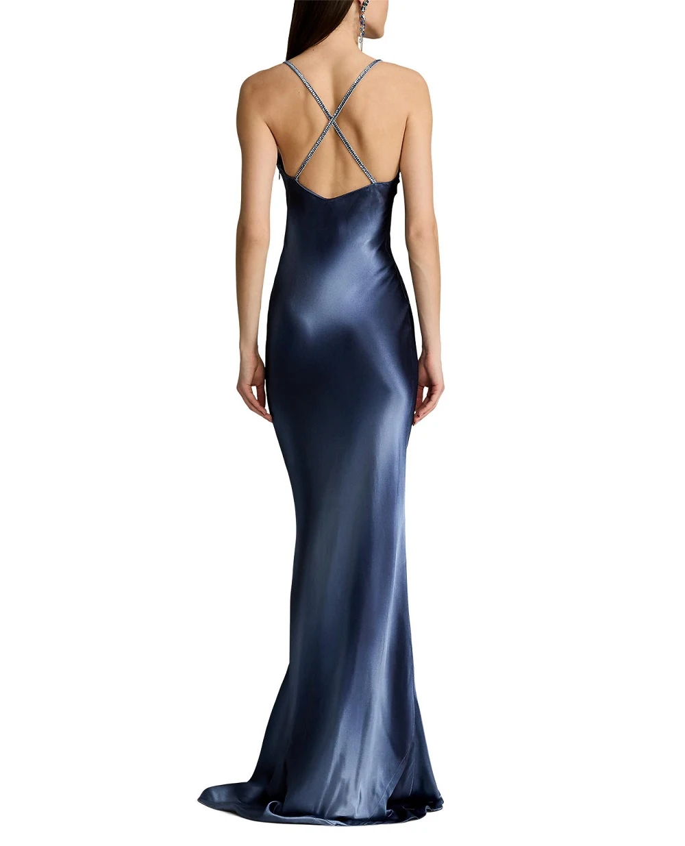 Платье Ralph Lauren Collection 290975237001, синий цвет • Купить в интернет-магазине Kameron