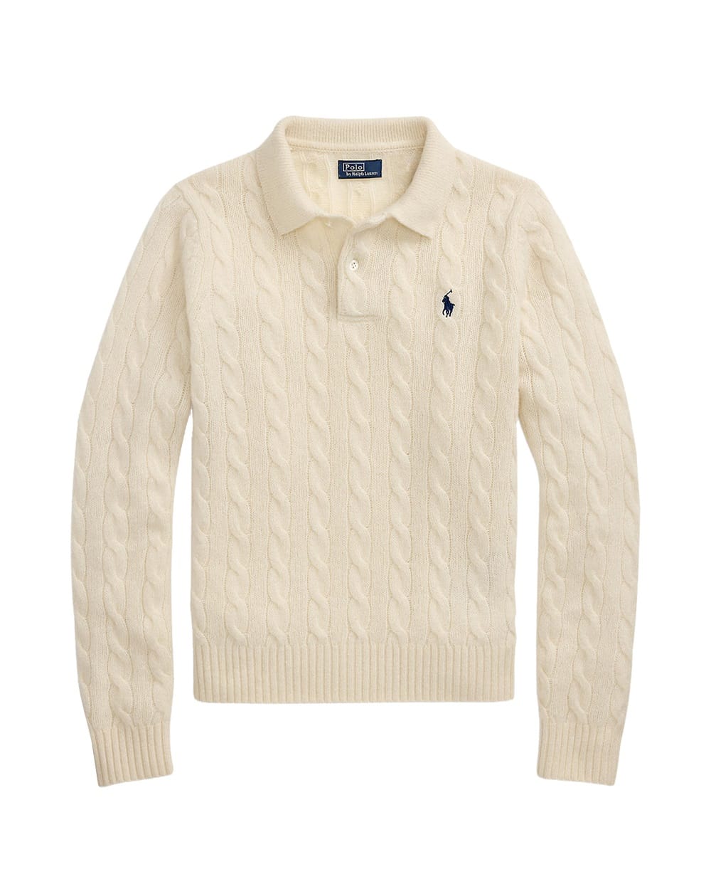 Свитер из шерсти Polo Ralph Lauren 211972132001, кремовый цвет • Купить в интернет-магазине Kameron