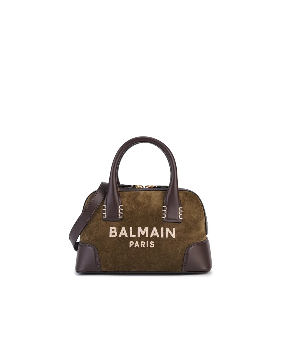 Кожаная сумка B-Army Balmain DN0DT922LCTY, коричневый цвет • Купить в интернет-магазине Kameron
