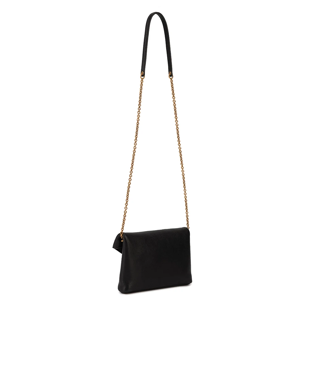 Кожаная сумка Cassandre Chain Pouch Saint Laurent 819271-AACYT, черный цвет • Купить в интернет-магазине Kameron