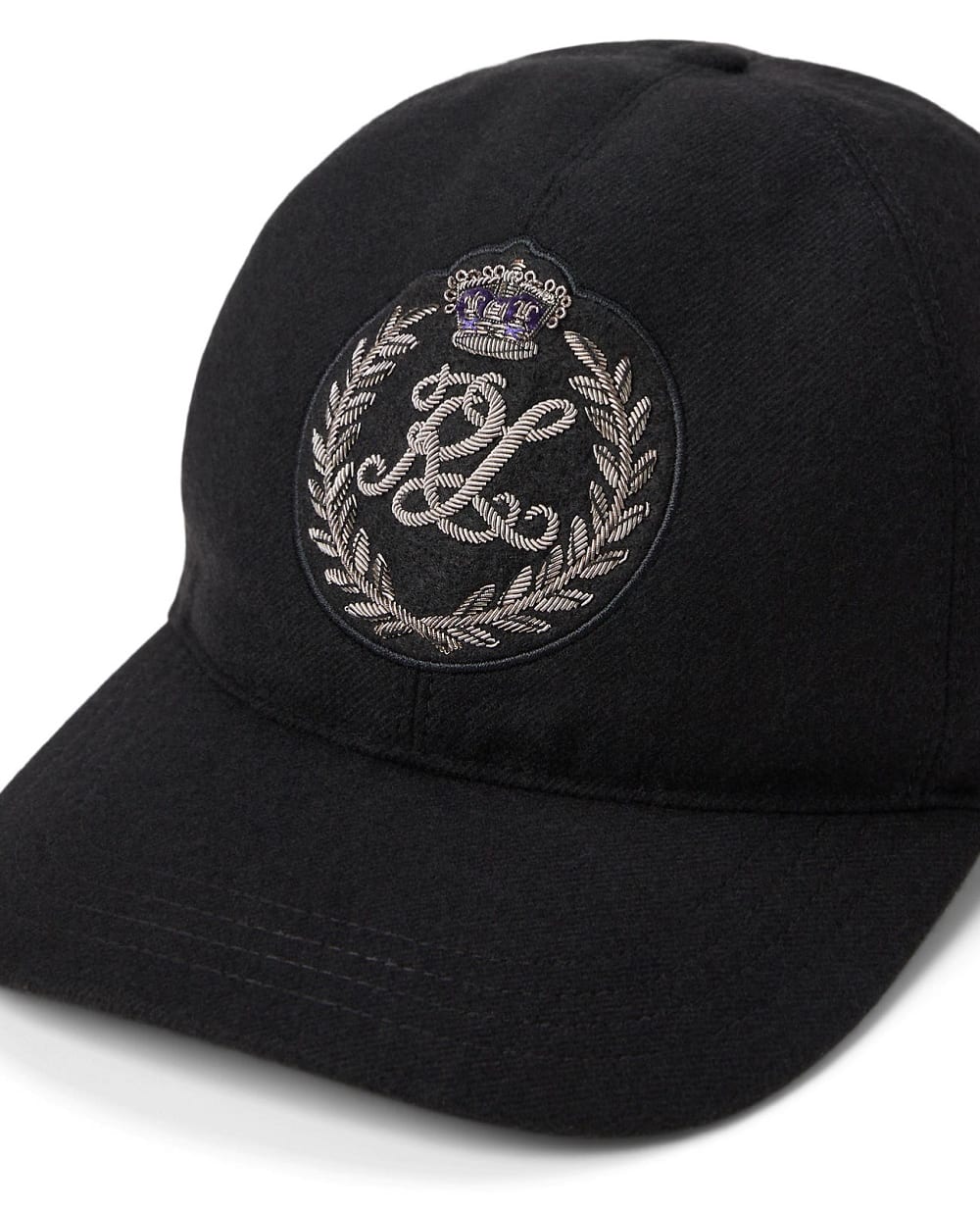 Кепка из шерсти Ralph Lauren Purple Label 798976980001, черный цвет • Купить в интернет-магазине Kameron