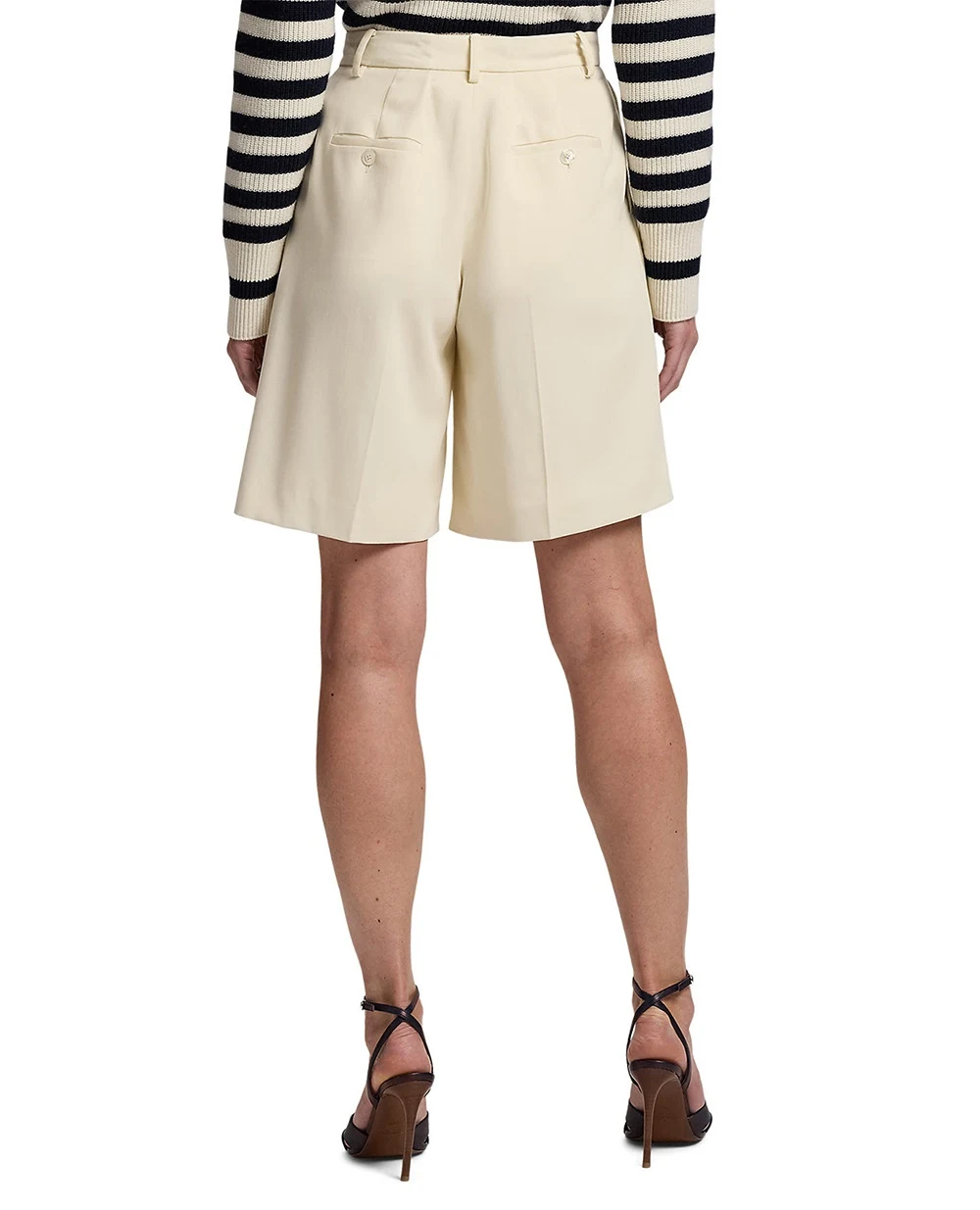 Шорты Minetta из шерсти Ralph Lauren Collection 290P10232001, кремовый цвет • Купить в интернет-магазине Kameron