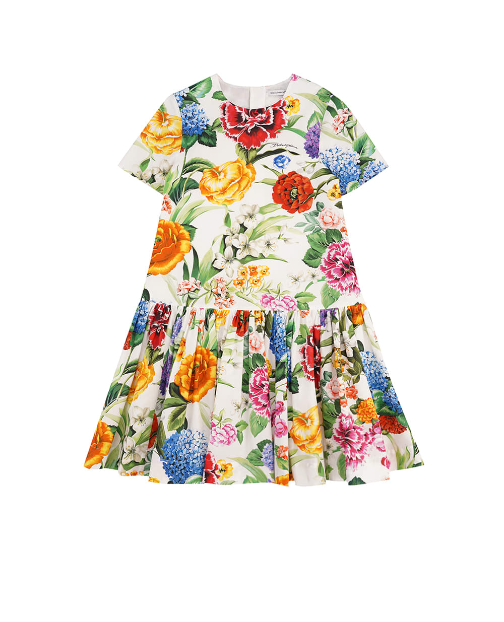 Детское платье Dolce&Gabbana Kids L53DX6-HS5S5-B, разноцветный цвет • Купить в интернет-магазине Kameron