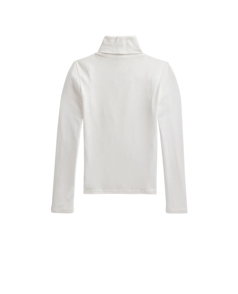 Детская водолазка з бавовни та модалу в рубчик Polo Ralph Lauren Kids 313850670001, белый цвет • Купить в интернет-магазине Kameron