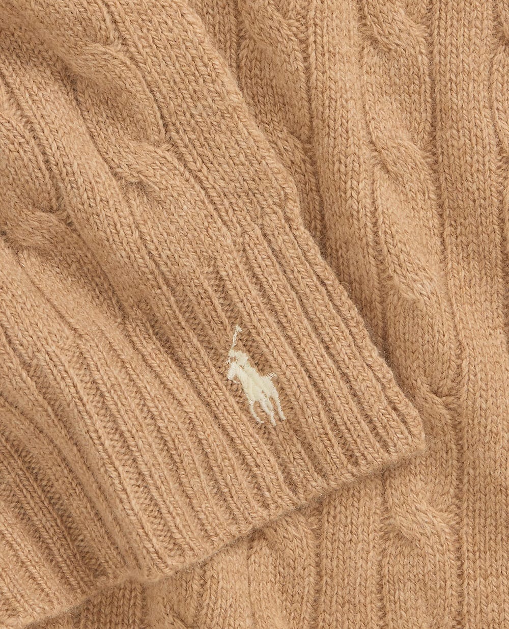 Шарф из шерсти и кашемира Polo Ralph Lauren 455956296003, бежевый цвет • Купить в интернет-магазине Kameron
