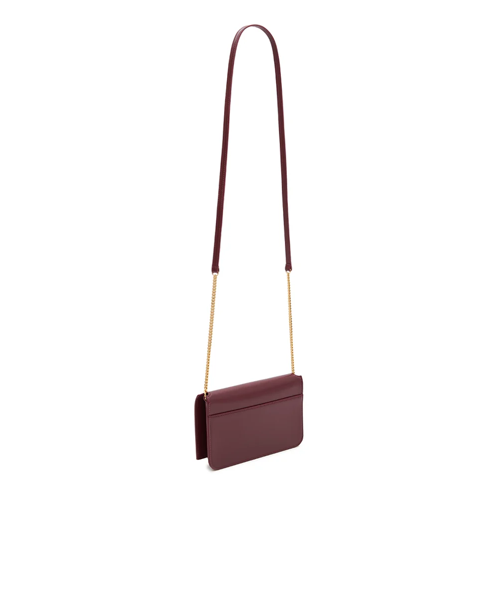 Кожаная сумка Cassandre Saint Laurent 635095-0U40J, бордовый цвет • Купить в интернет-магазине Kameron