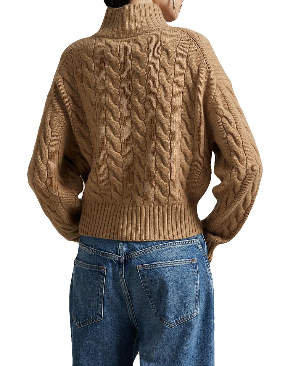 Свитер из шерсти Polo Ralph Lauren 211972130002, коричневый цвет • Купить в интернет-магазине Kameron