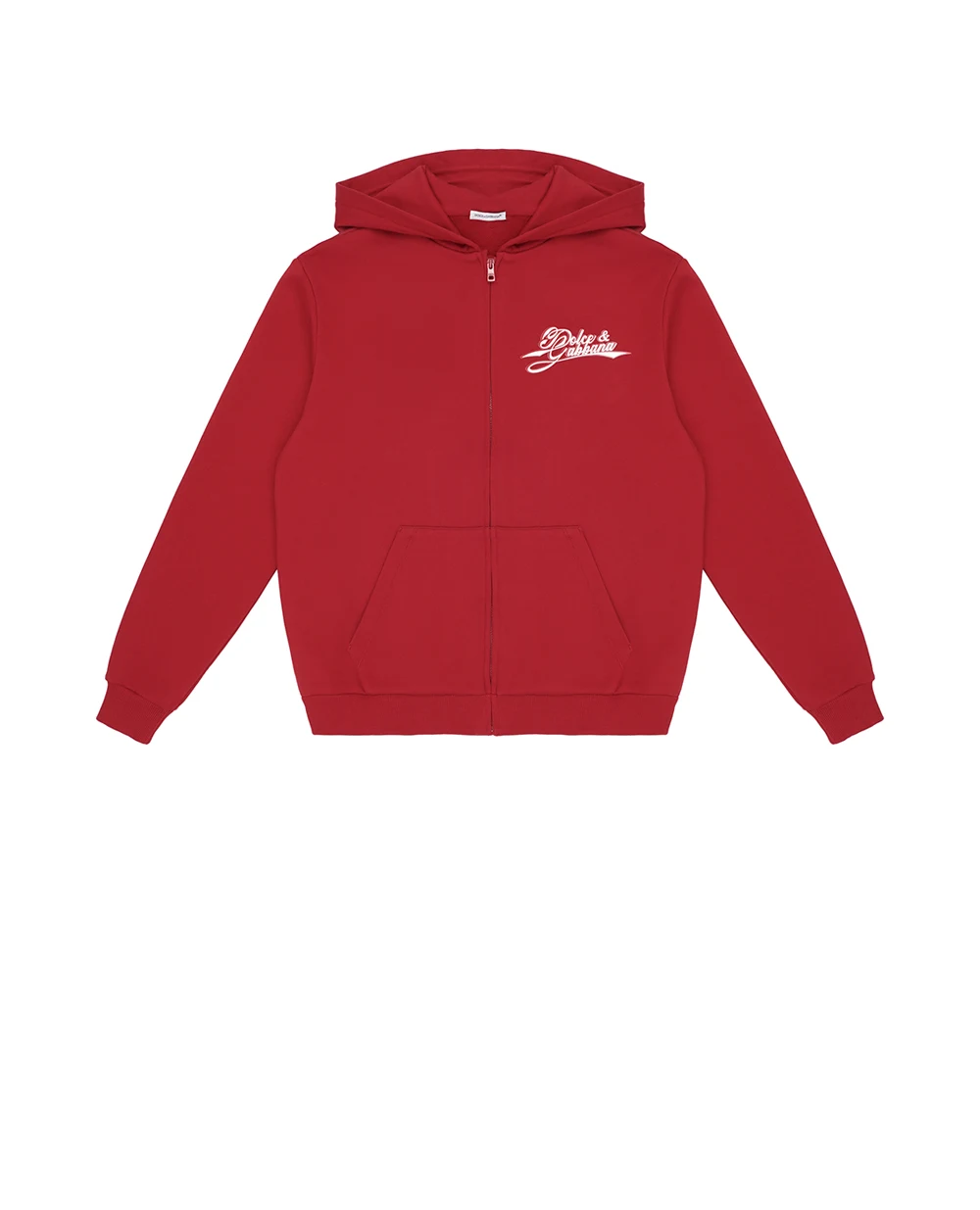 Детская толстовка с капюшоном (костюм) Dolce&Gabbana Kids L4JWNT-G7P4X-B, красный цвет • Купить в интернет-магазине Kameron