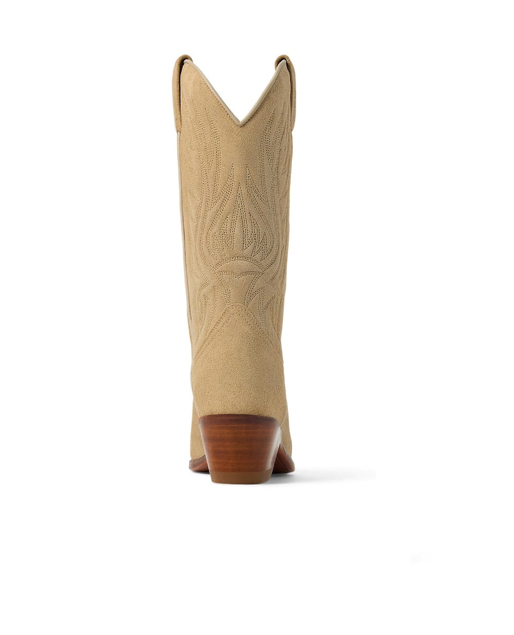 Ковбойские сапоги Chilton из замши Ralph Lauren Collection 800962356002, бежевый цвет • Купить в интернет-магазине Kameron