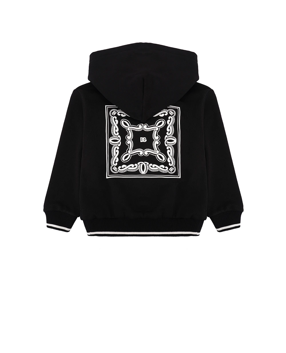Детская толстовка Dolce&Gabbana Kids L4JWKG-G7OK1-B, черный цвет • Купить в интернет-магазине Kameron
