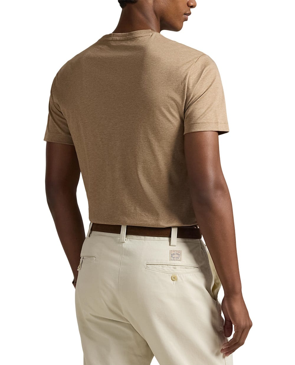 Футболка Polo Ralph Lauren 710740727103, темно-бежевого цвет • Купить в интернет-магазине Kameron