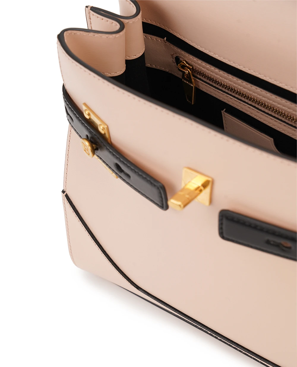 Кожаная сумка B-Buzz 23 Balmain EN0DB526LQEE, бежевый цвет • Купить в интернет-магазине Kameron