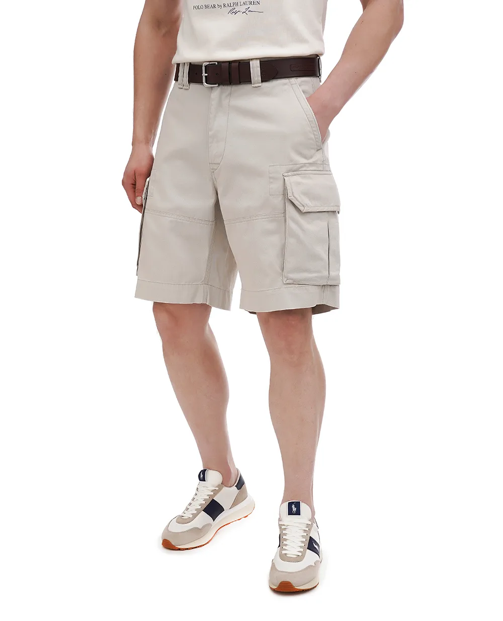Шорты Polo Ralph Lauren 710548502001, бежевый цвет • Купить в интернет-магазине Kameron