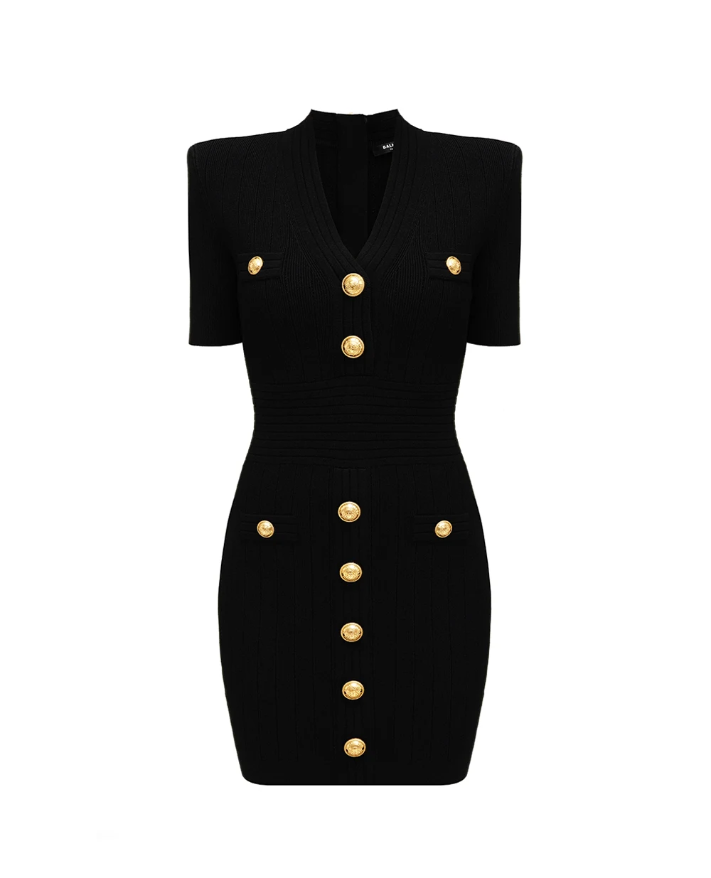 Платье Balmain EF1R6045KB07, черный цвет • Купить в интернет-магазине Kameron