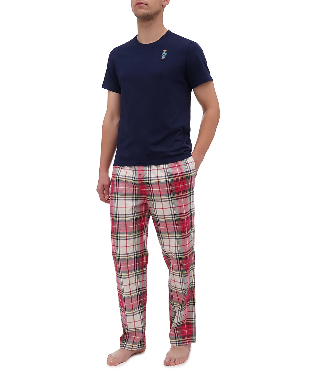 Пижама Polo Bear (футболка, брюки) Polo Ralph Lauren 714931645002, разноцветный цвет • Купить в интернет-магазине Kameron