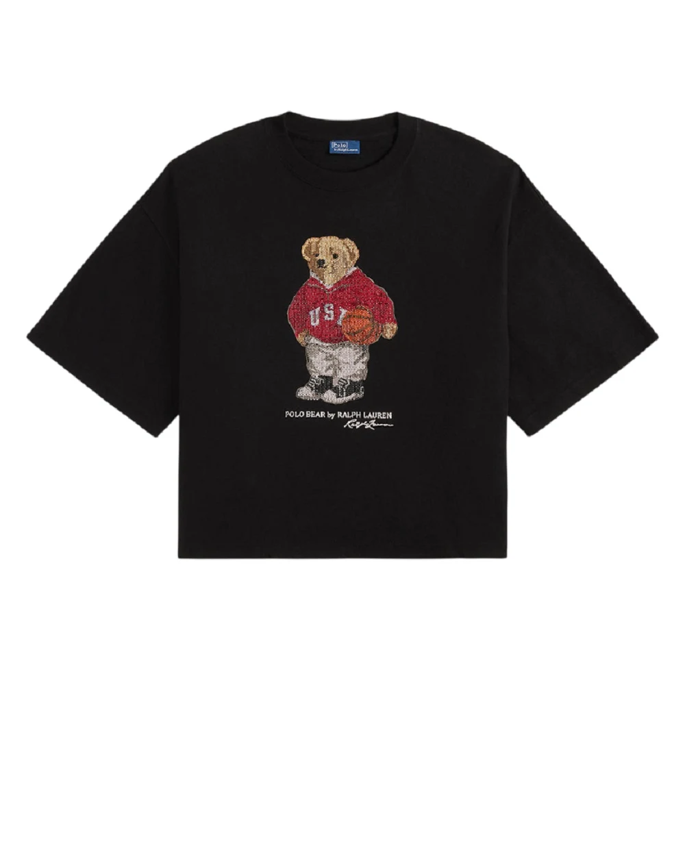 Футболка Polo Bear Polo Ralph Lauren 211978140001, черный цвет • Купить в интернет-магазине Kameron