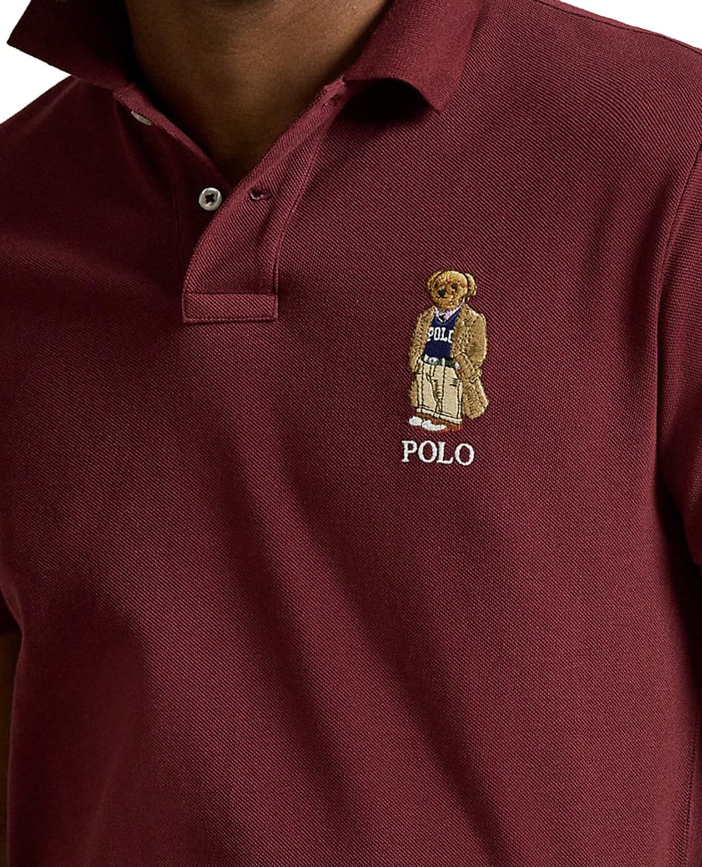 Поло Polo Bear Polo Ralph Lauren 710973159001, бордовый цвет • Купить в интернет-магазине Kameron