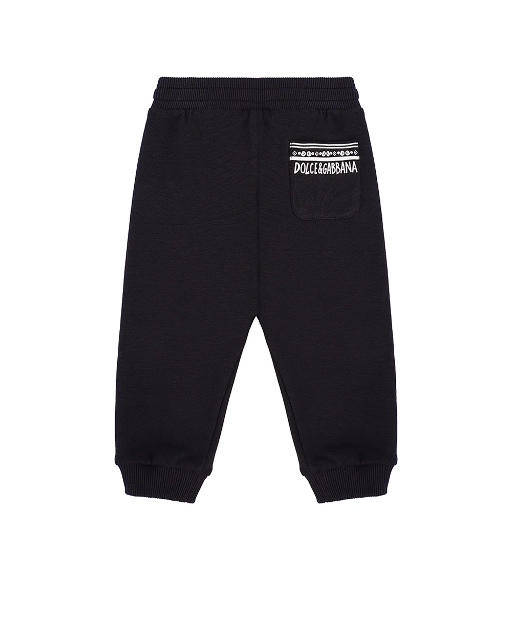 Детские спортивные брюки (костюм) Dolce&Gabbana Kids L1JPKL-G7OLL, темно-синий цвет • Купить в интернет-магазине Kameron