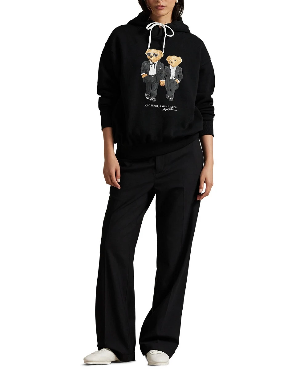 Худи от Ralph & Ricky Polo Ralph Lauren 211A87106001, черный цвет • Купить в интернет-магазине Kameron